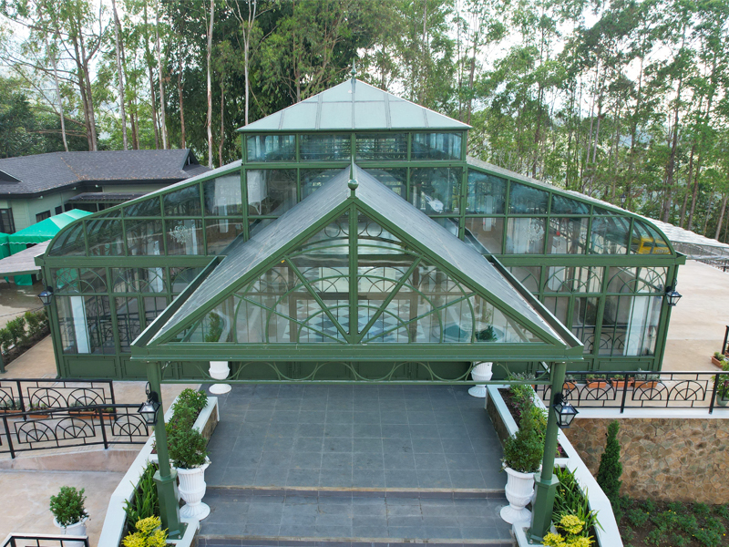 yongsheng victorian style iron glass greenhouse Steel and glass greenhouse for sale,Victorian style greenhouse Steel and glass greenhouse